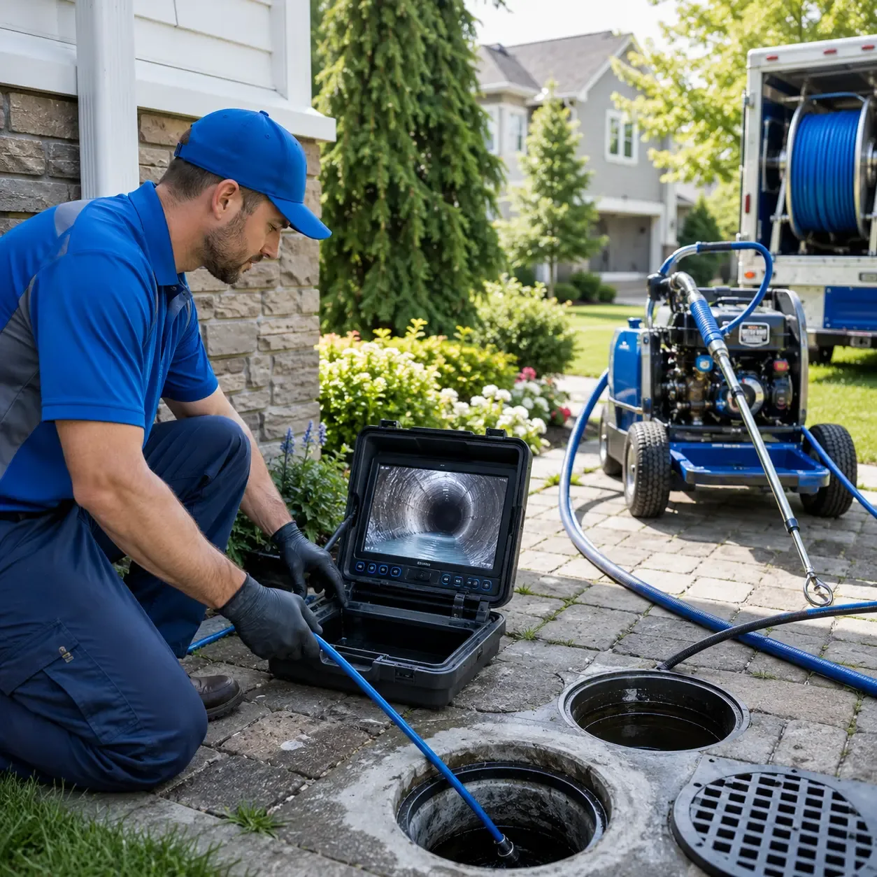 Outdoor drain cleaning professionals serving Nedrow, NY